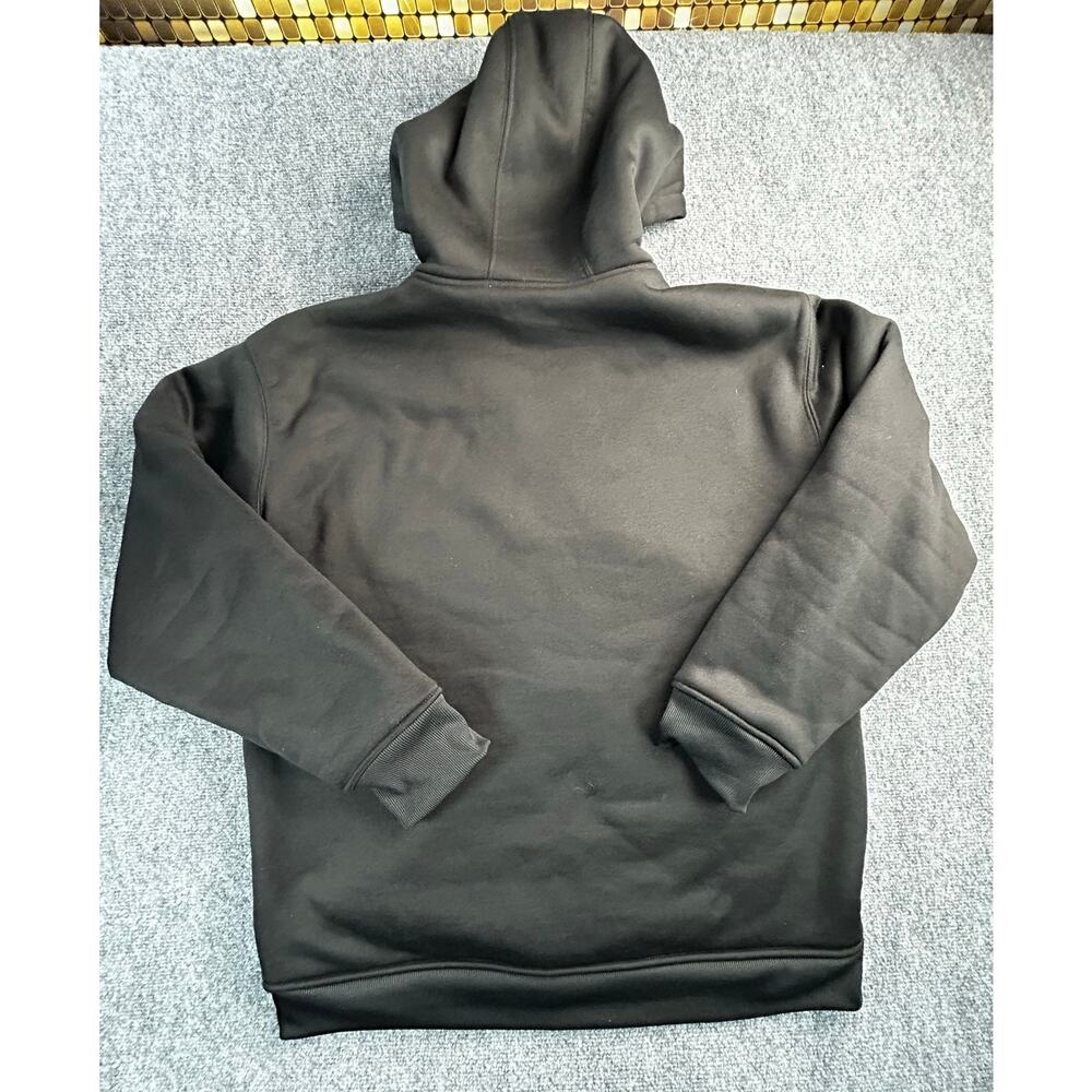 Wrangler Workwear Sherpa Lined Full Zip Hoodie Black Men's XL Heavy Duty Jacket - Picture 2 of 10